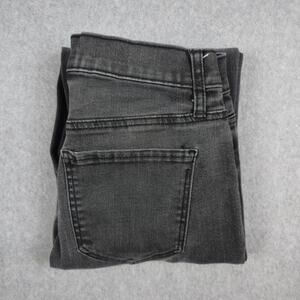 🌼So Womens Size 3 Gray Distressed High Rise Mom Jeans 26" Waist